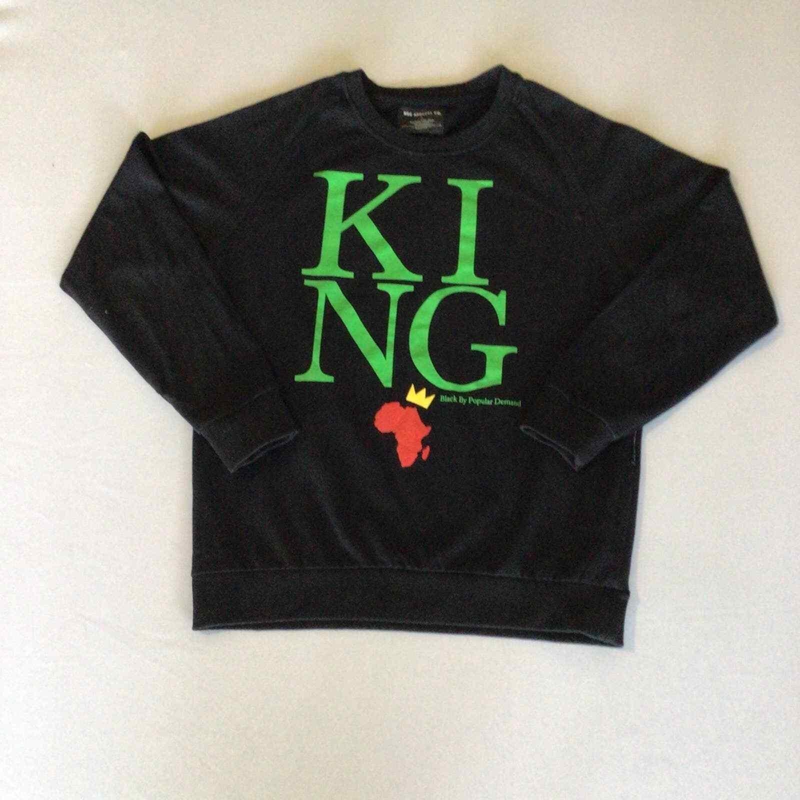 Hgc Apparel Co Sweatshirt Mens Large Black King Black Graphic By Popular Demand